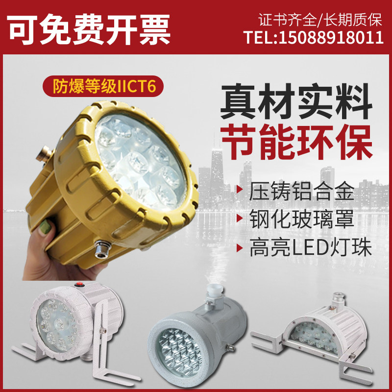 LED防爆视孔灯5w10瓦15w20w30反应釜视镜灯内视观察探照明灯36V24