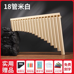 易学排箫乐器18管儿童16管初学小学生排笛入门专用新生吹管C调