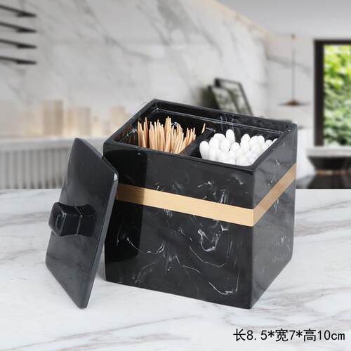 北欧ins客厅牙签盒个性创意牙签筒自动弹出家用高档按压式牙签盒