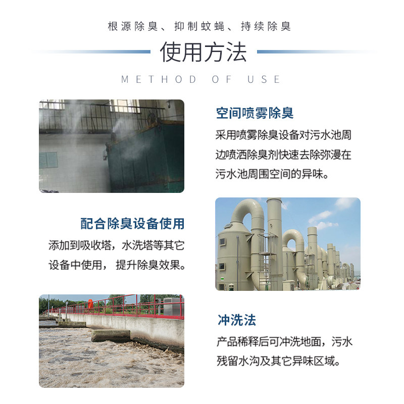 朗洁植物除臭剂微生物植物液喷淋塔养殖场下水道污水化粪池垃圾场