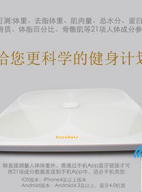 好体知M1体脂秤 BODIVIS智能体重计 精准内脏脂肪分析蓝牙连接