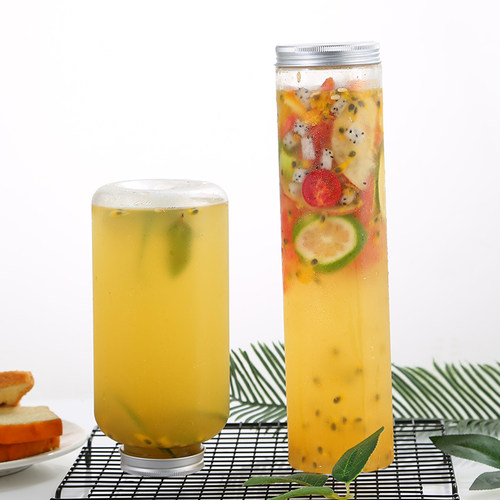 1000ml饮料瓶一次性PET塑料水果茶奶茶瓶大容量外带网红打包杯