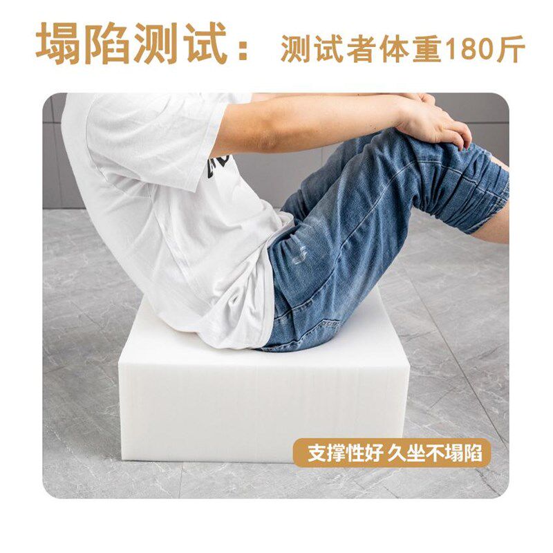 防水防污猫爪皮沙发海绵坐垫加厚加硬地台红木实木座垫带靠背定制