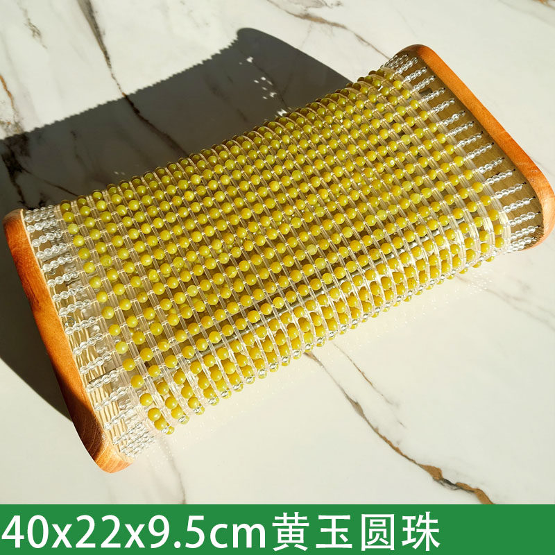 大号玉石空心枕头钢丝绳天然镂空玉石枕头白玉绿玉黄玉凉夏季降温