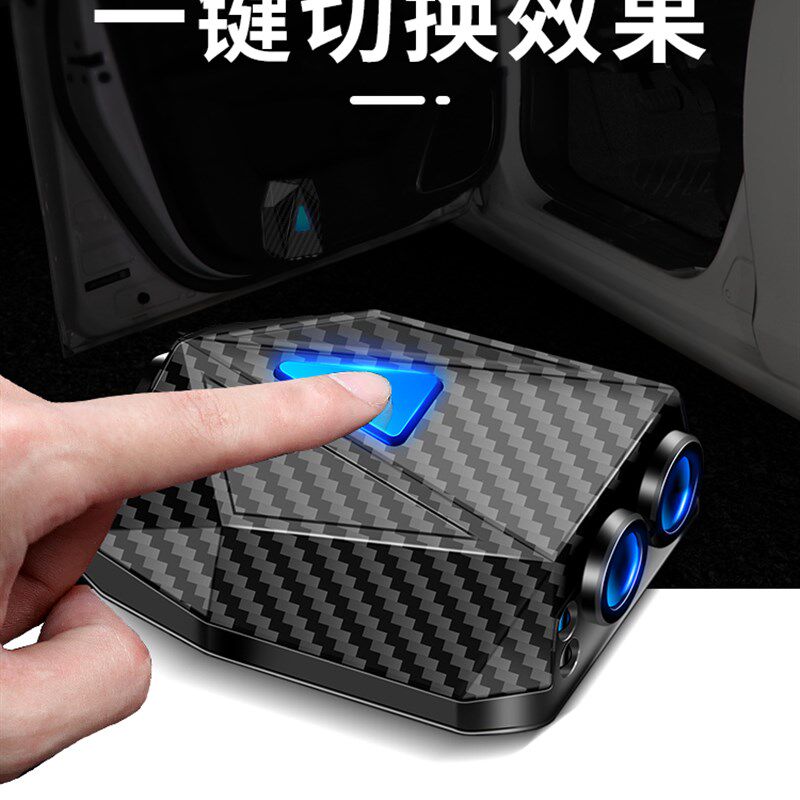 定制文字公主请上车迎宾灯车门投影感应灯车载照地灯氛围灯改装饰