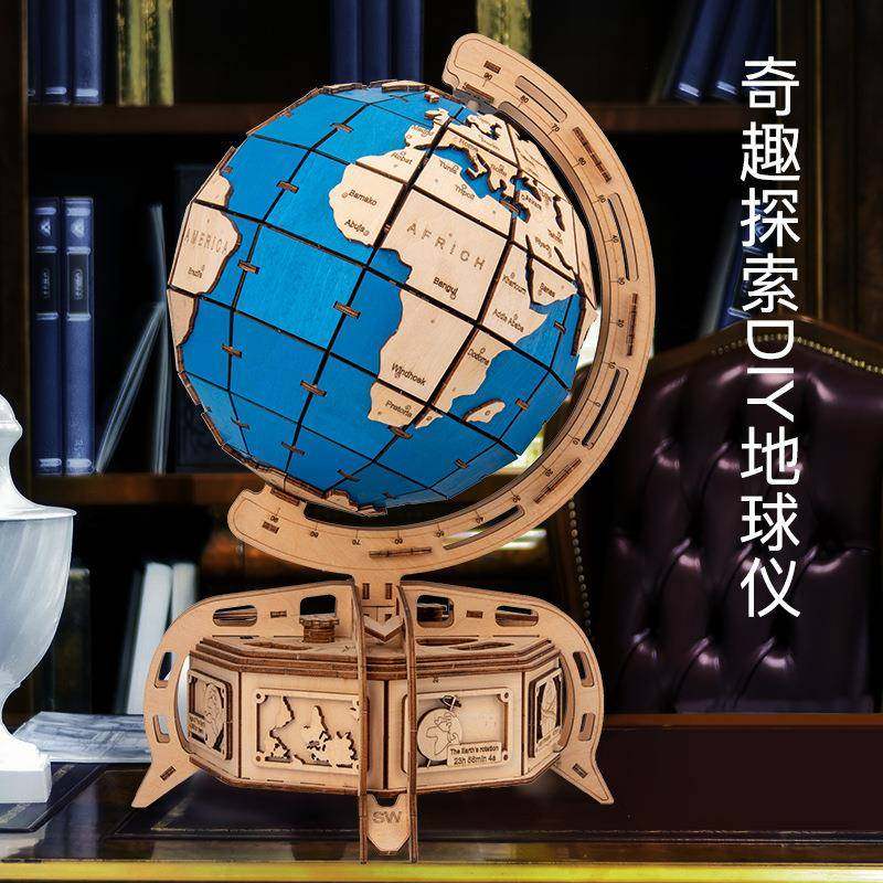 木制机械传动模型钟摆办公室创意摆件儿童启智烧脑拼插组装玩具,家装灯饰光源,其它灯具灯饰,淘宝优惠券,粉丝福利购,淘宝优惠卷