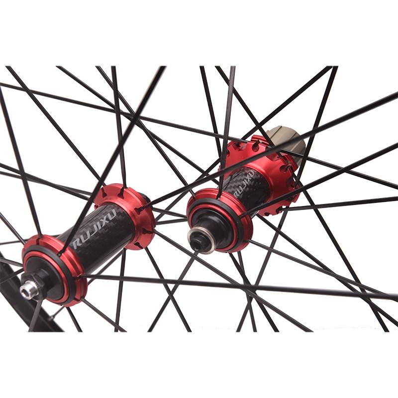 直销超轻120响700C40mm公路自行车轮组7培林直拉轮组