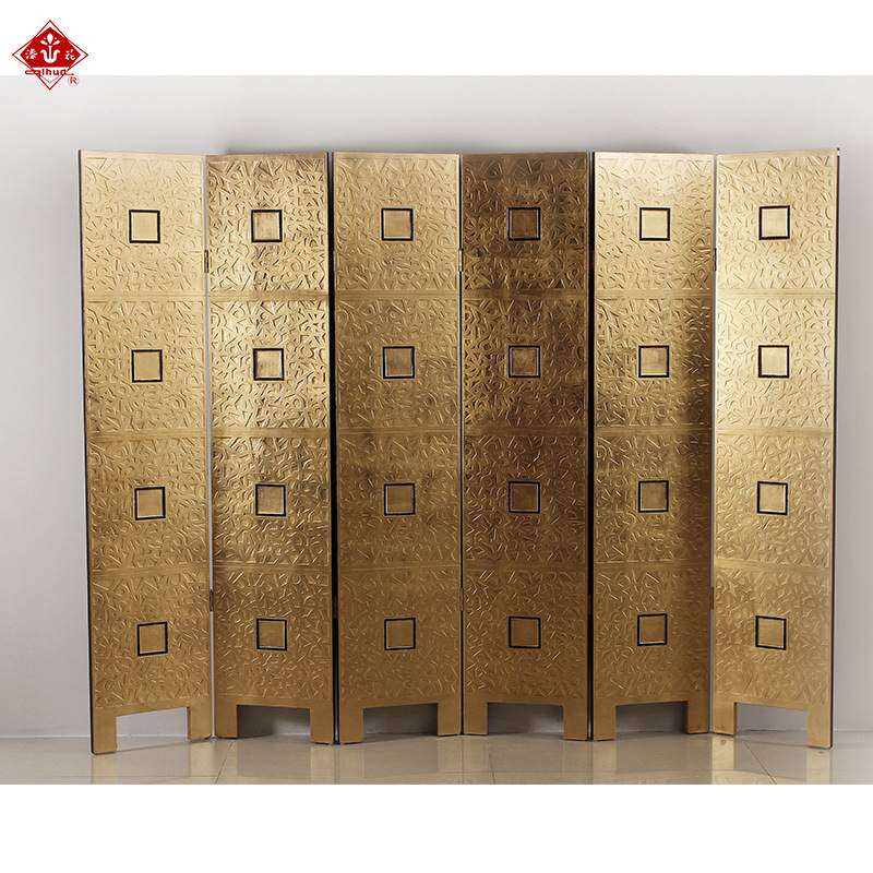 扬州漆器厂 刻漆工艺六扇屏风 折屏隔断可尺寸图案