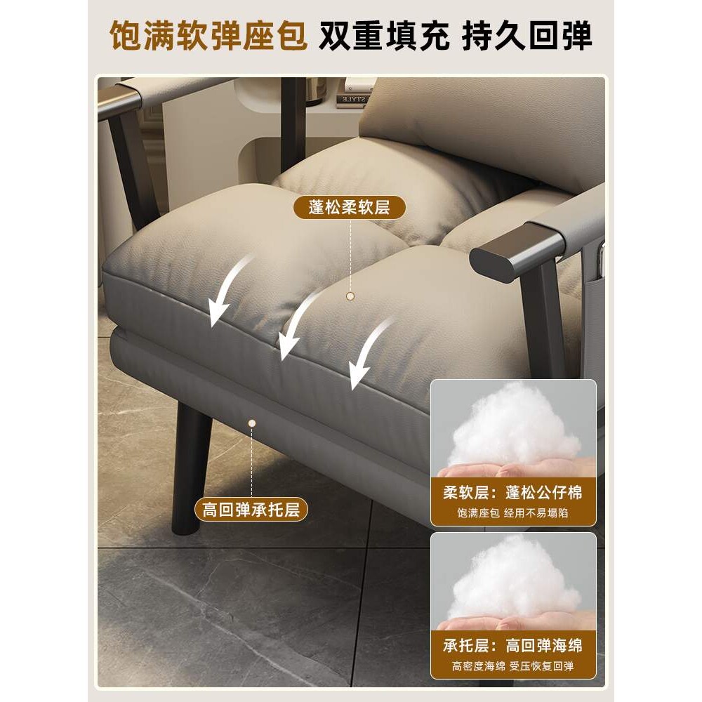 A9L躺椅折叠午休办公室单人躺坐可躺可坐椅午睡床沙发座椅两用椅