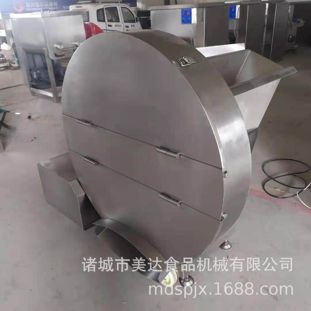 商用冻盘刨肉机大型刨片设备冻盘冻肉刨肉片机大产量破碎机