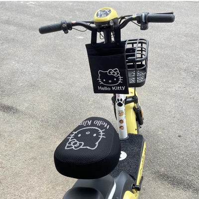 爱玛雅迪电动车防晒坐垫摩托车夏季隔热自行车防烫可爱卡通座套