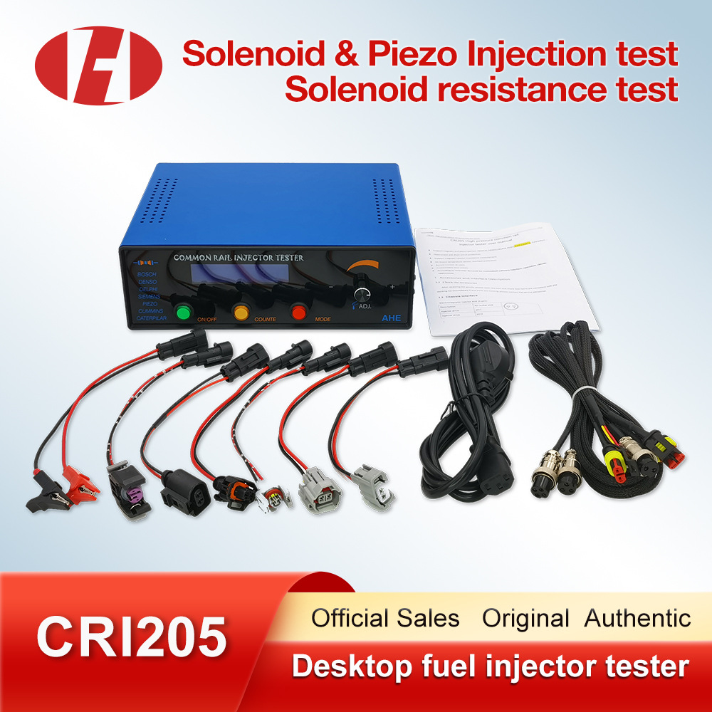 CRI205柴油电磁压电共轨喷油器测试仪AHE行程传感器电磁阀诊断