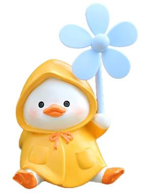 BTV4电动车自行车装饰小摆件车内饰品配件摩托车装饰品可爱雨衣小