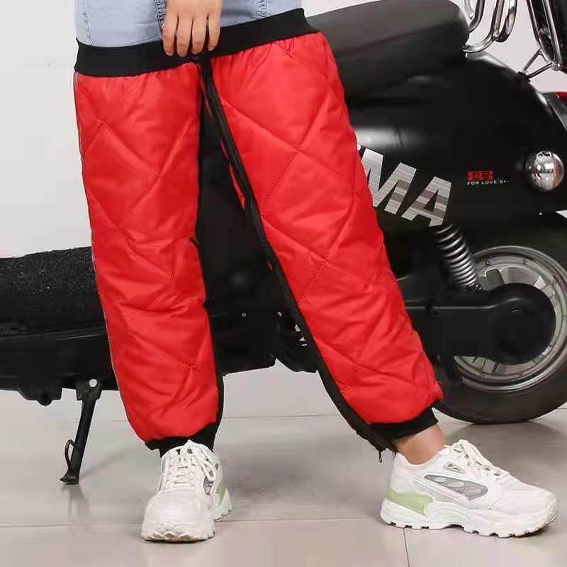 冬季加厚护膝电动车摩托车户外冬季护腿防风防雨防寒骑行棉裤