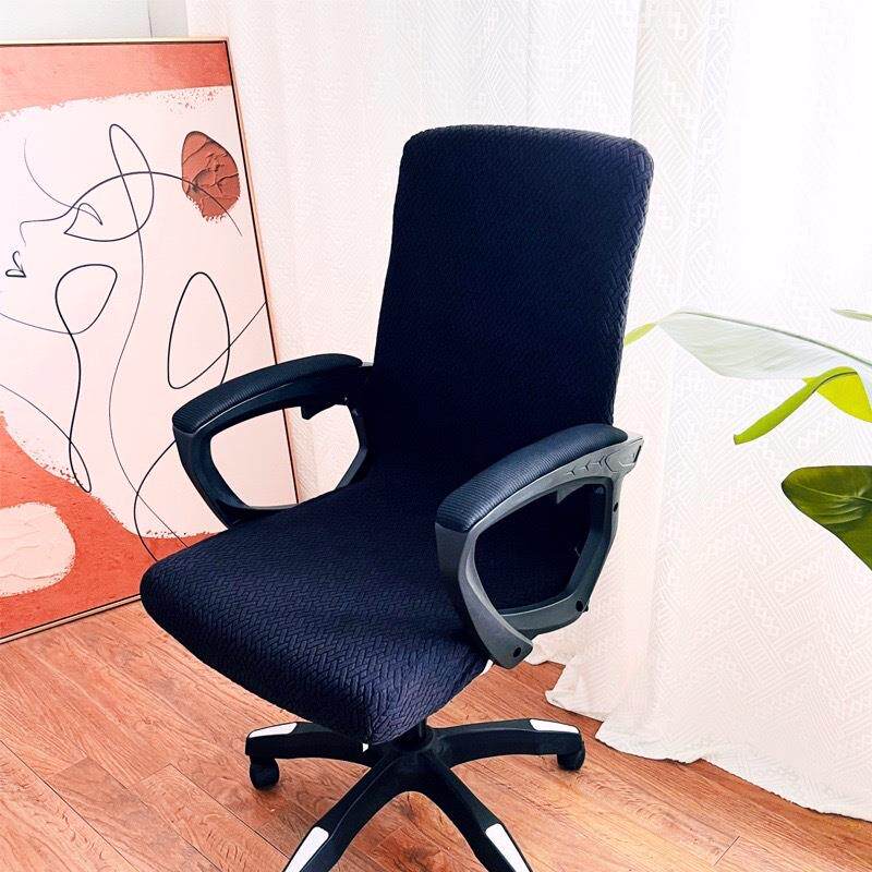 简约办公室椅子套罩弹力全包通用转椅座套懒人一体防滑电脑椅套罩