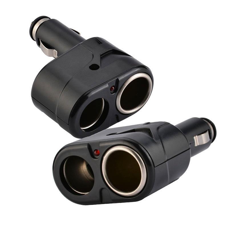 一拖二车用车载点烟器 车用点烟器源一分二转 点烟器 WF-216