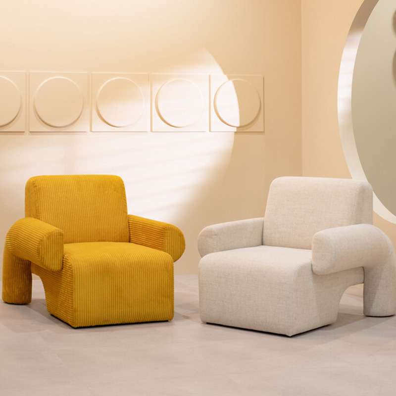 Corduroy Single Sofa Accent Chair复刻版 轻奢设计师单人沙发椅