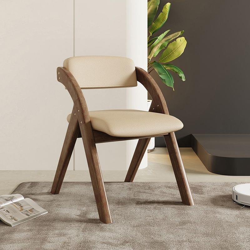 折叠椅木椅靠背椅实木餐椅家用办公椅凳子可折叠椅子耐用多功能