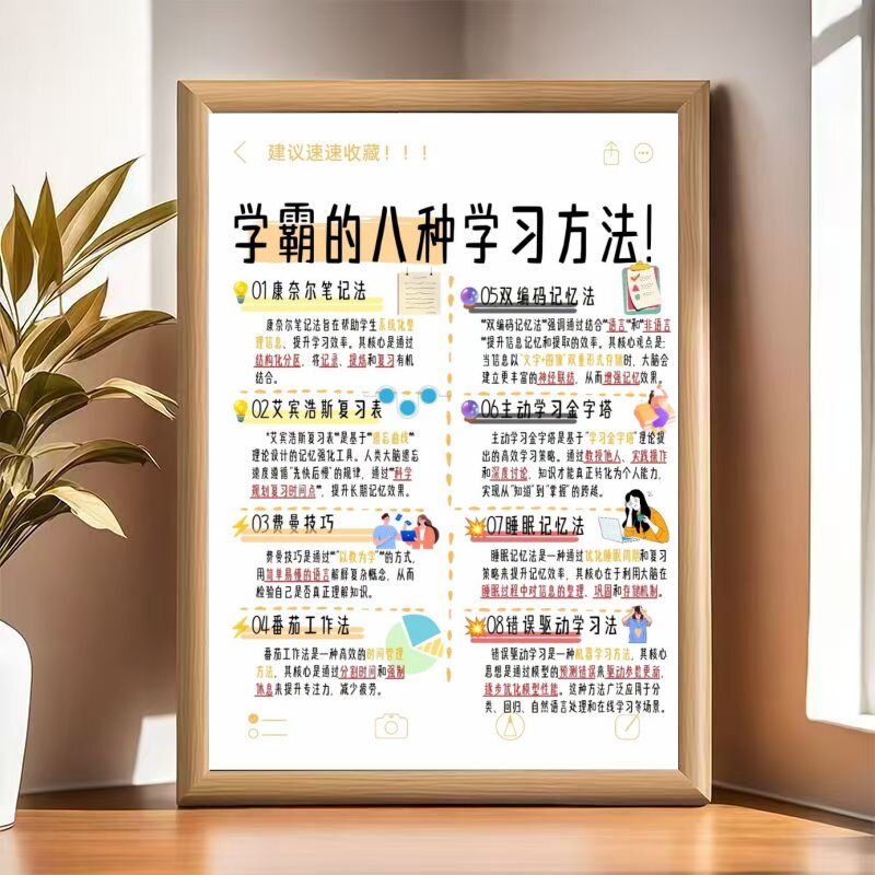 桌面装饰摆件学霸的八种学习方法