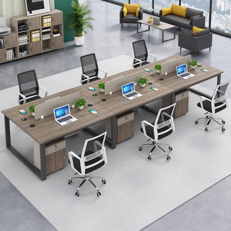 工椅厂直销员工办公字可定办公室职PF-168-2员屏风桌工制位卡座办