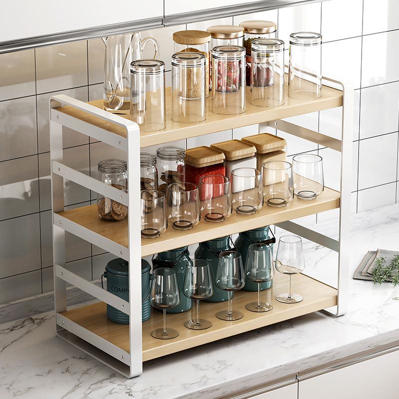 厨房橱置物架柜ZWJ0192/内分层架台面双层纳架水槽收子下柜储物架