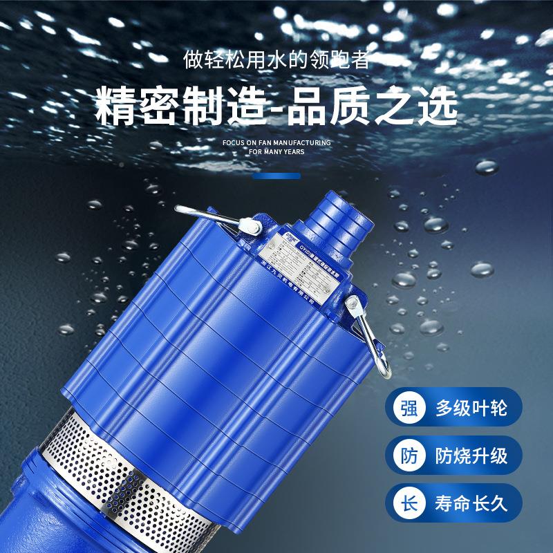 QD多潜水JKU泵用220v高程抽水扬泵农用灌溉高压小老鼠级水家泵清