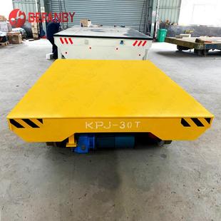 新671乡重型电道动平板车道电线缆供电轨轨道运输短距离运输电动