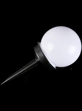 厂货通L地ED球圆形草灯太阳能防户HJ-005B外插地灯圆泡灯工水厂现