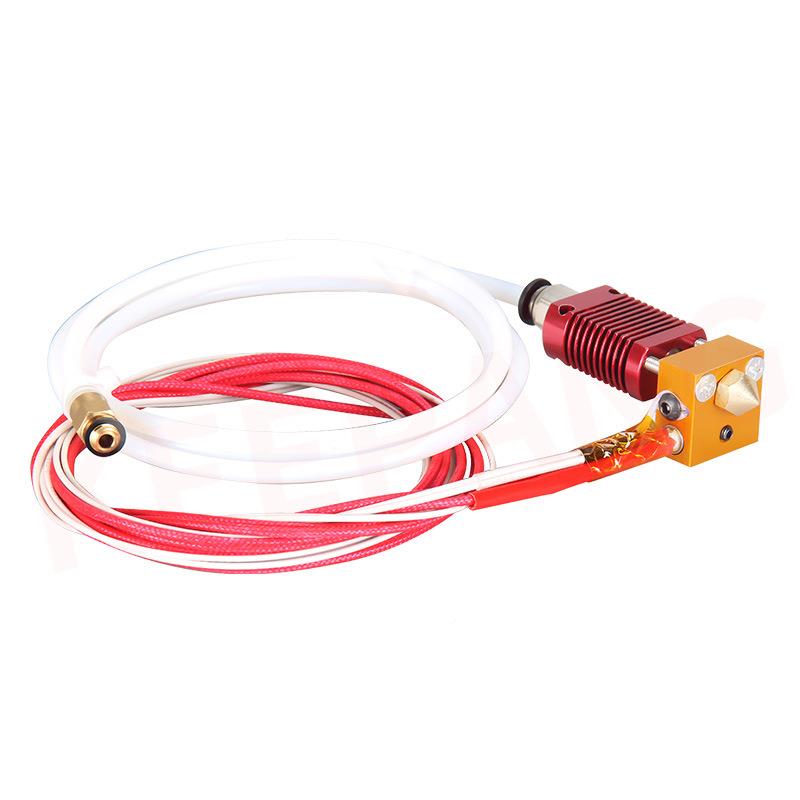 d打印机配件 新款C10挤出头出R喷机 加cr10热铝块打印头喷挤嘴远