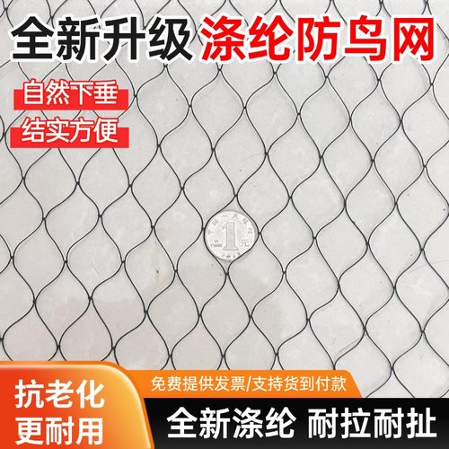 大棚专用防鸟网黑色涤纶