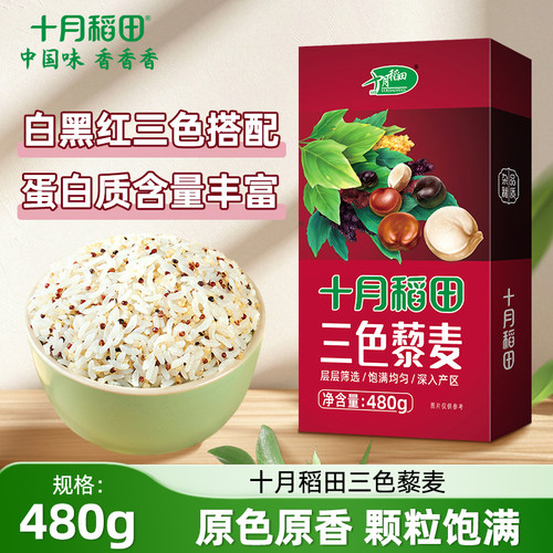 十月稻田三色藜麦米480g