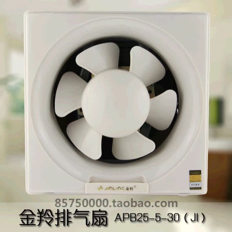 金羚 10寸开孔300m百叶排气换气扇厨房卫生间排气APB25-5-30(j1)