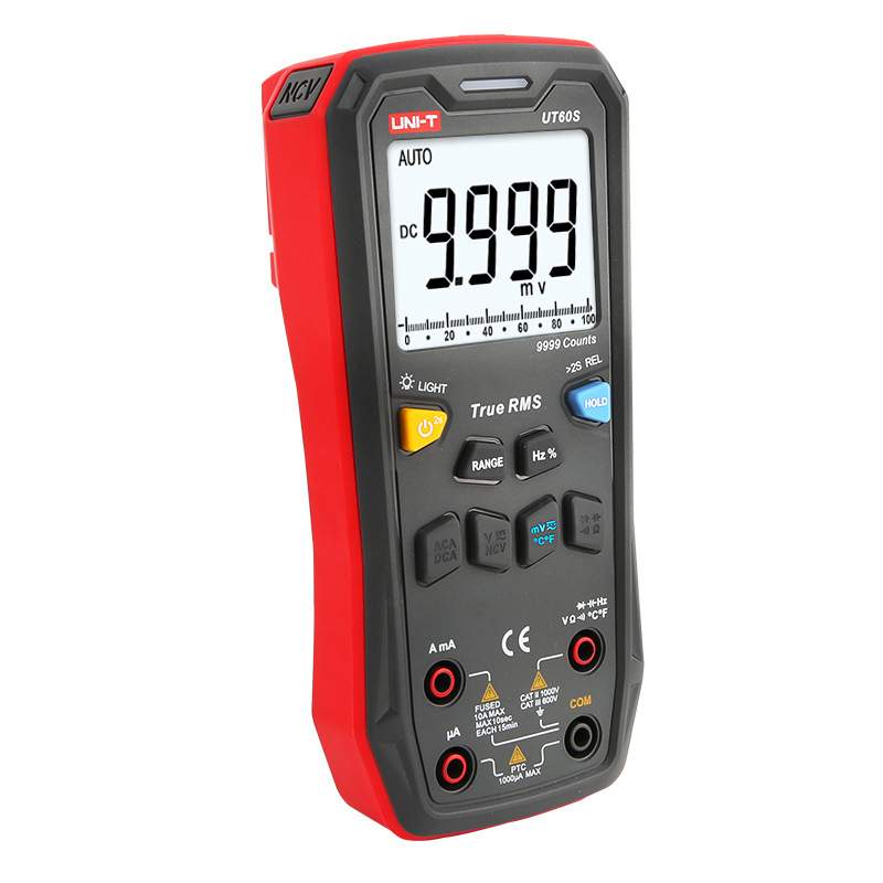优利德UT60S按键式万用表全自动型数字多功能防烧维修电压电流表