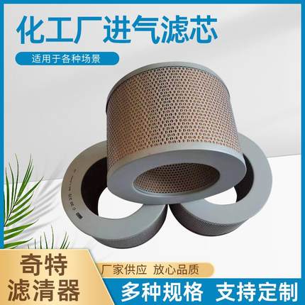 C30375化工厂进气滤芯不锈钢锥形滤除油雾异型空气过滤器