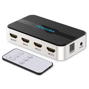 新款hdmi4K高清切换器三进一出切换器带音频分离