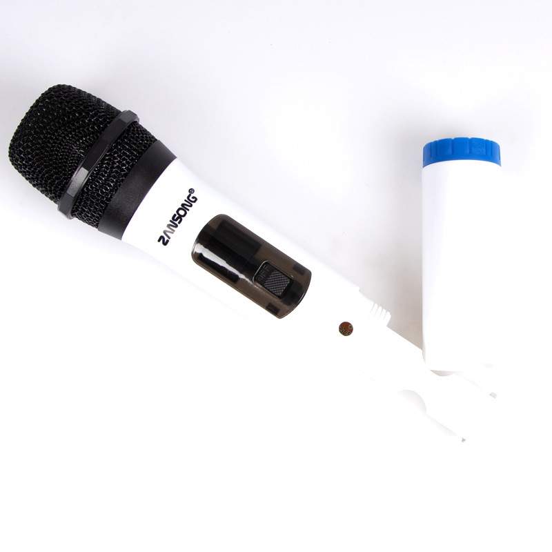 S21通用无线麦克风 适用音箱扩音器功放电脑 白色手持话筒