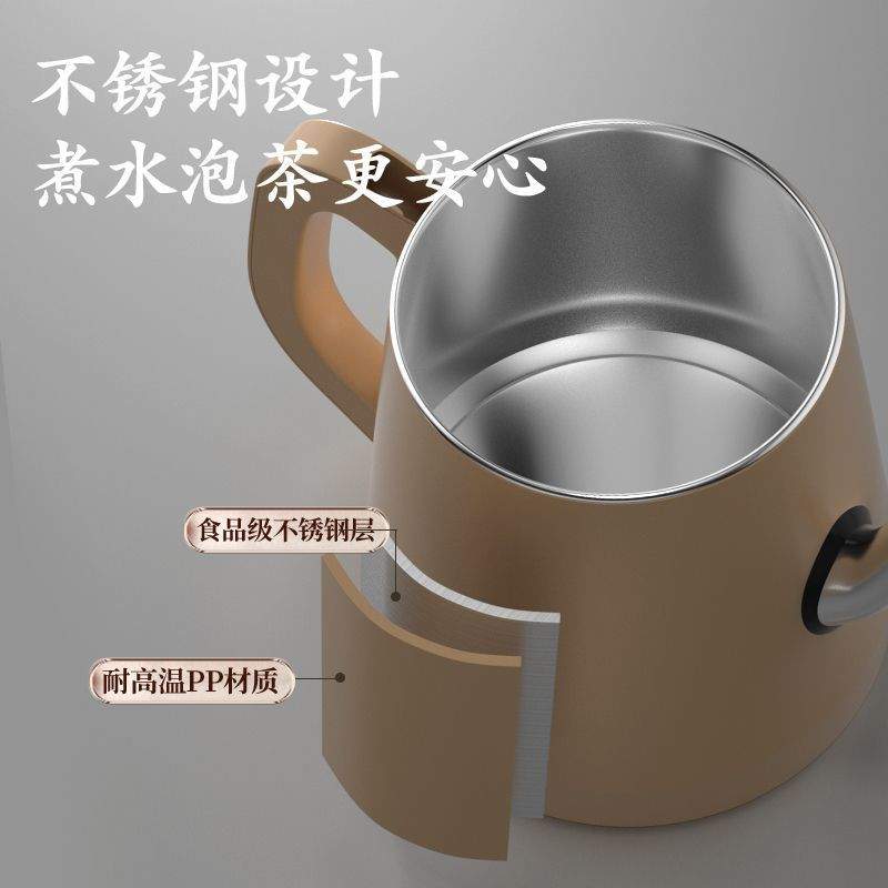 全自动上水电热烧水壶自动抽水炉茶几茶桌镶入式套装家用电磁茶炉