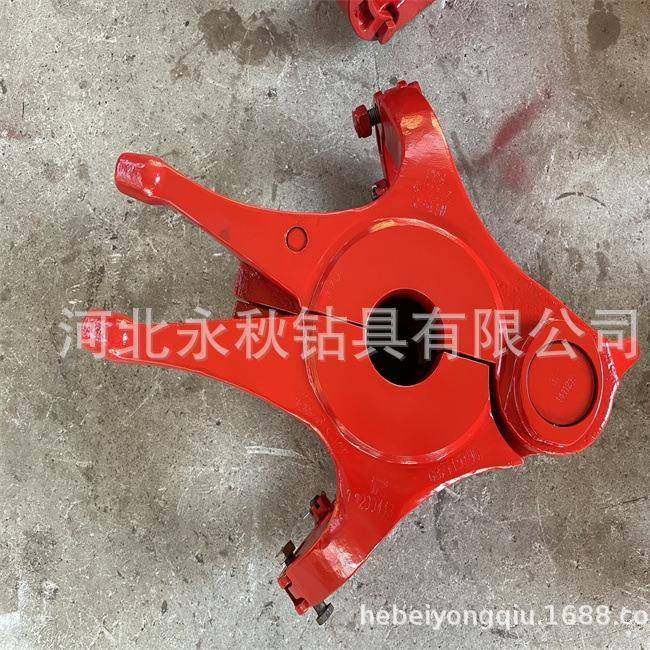 23/8EU外加厚油管吊卡对开式油管吊卡额定载荷100吨