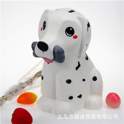 新品squishy慢回弹超大斑点狗减压玩具模具可爱卡通逼真道具