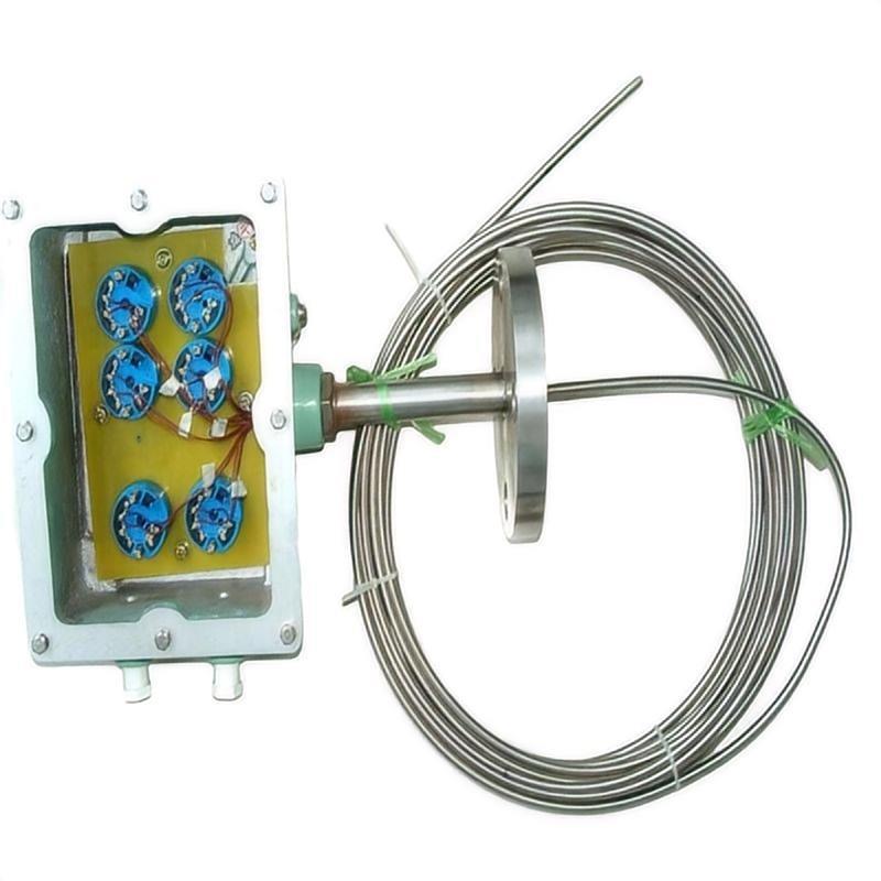WRNK-231WRNK-281K型铠装热电偶防水防溅工业锅炉用螺纹温度探杆