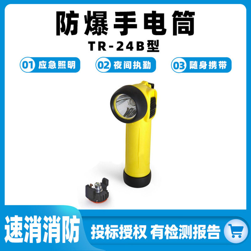 防爆手电筒TR-24B型海事船舶远射照明灯防水巡检手持灯夜间光照灯