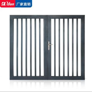 博盾铝合金铝艺大门铝艺门庭院门铝门电动双开别墅户外对开小门