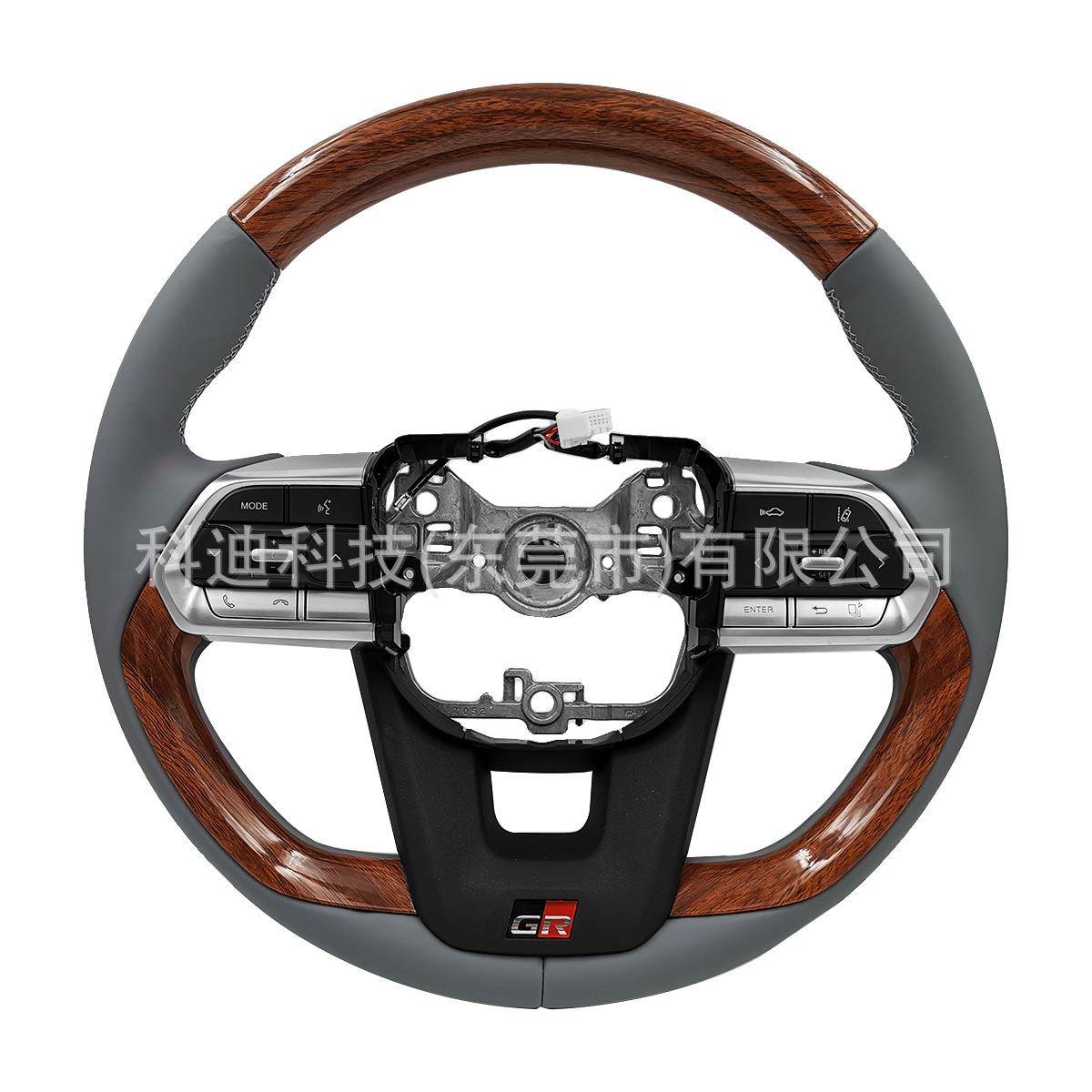 适用于LC3002022LC200老改新2010-2022碳纤维方向盘改装