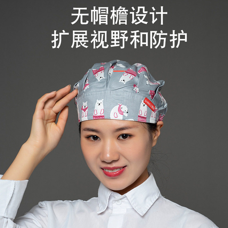 印花防尘帽家用餐饮防油烟工作帽月子包头化疗可调节手术帽子,居家日用,一次性防护帽,淘宝优惠券,粉丝福利购,淘宝优惠卷