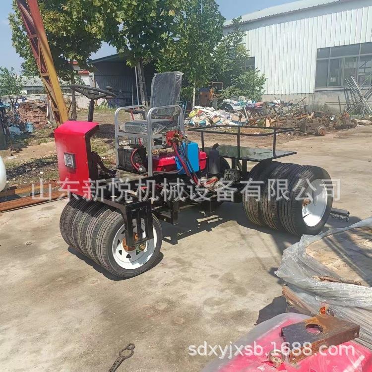 自走式麦田镇压机 25马力小麦返青压地机 多功能镇压器