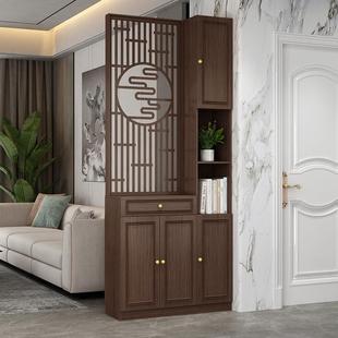 双面门厅柜客厅隔断柜屏风柜简约现代玄关柜入门实木间厅柜入户门