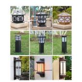 圆柱头灯3.7V电池光源户外花园灯草坪灯专用太阳能系统控制器