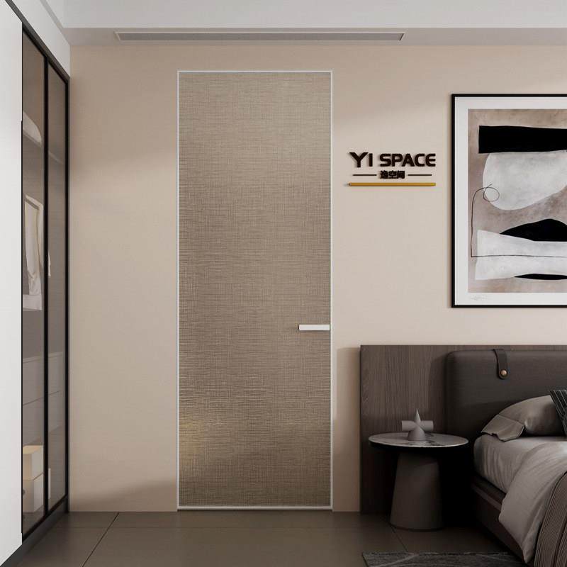YISPACE 高端隐框玻璃门无框隐形门外平无框门轻奢极简卫生间门,全屋定制,卫生间门/厕所门,淘宝优惠券,粉丝福利购,淘宝优惠卷