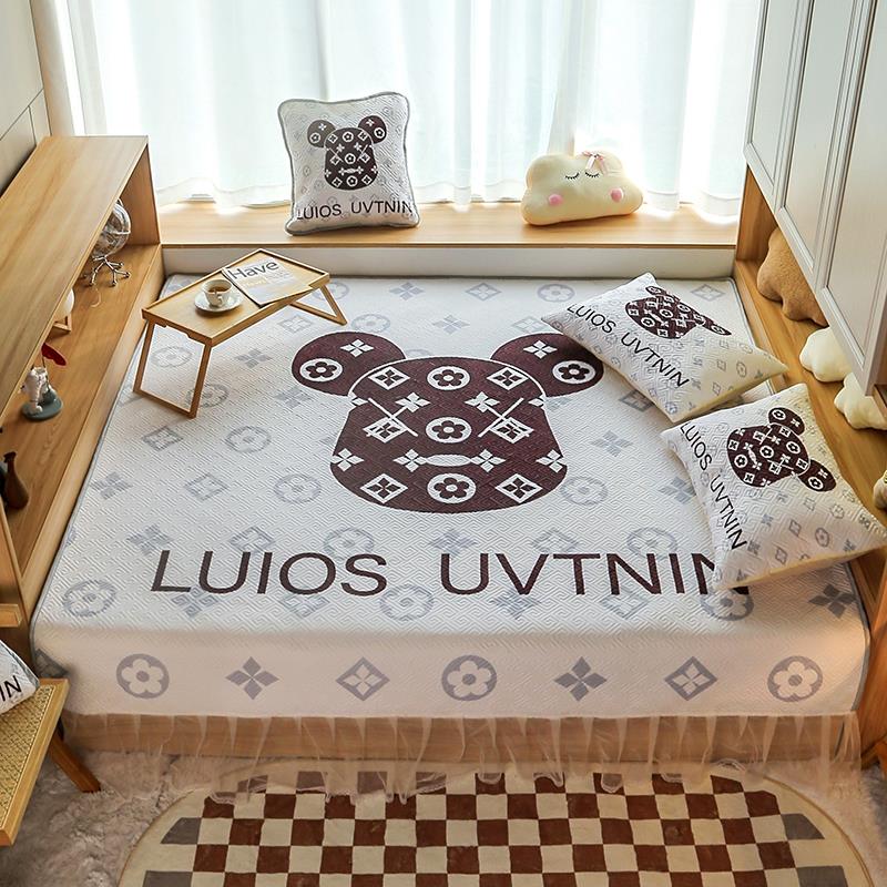 轻奢榻榻米床盖四季通用专用防滑大炕床单定制床笠现代简约男孩房