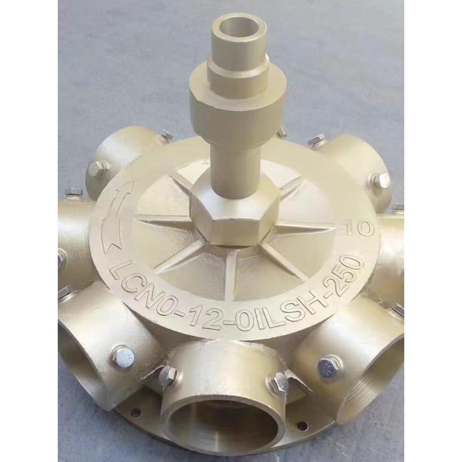 冷却塔配件冷却塔铝合金转头冷却水塔布水器旋转头纯铜转头